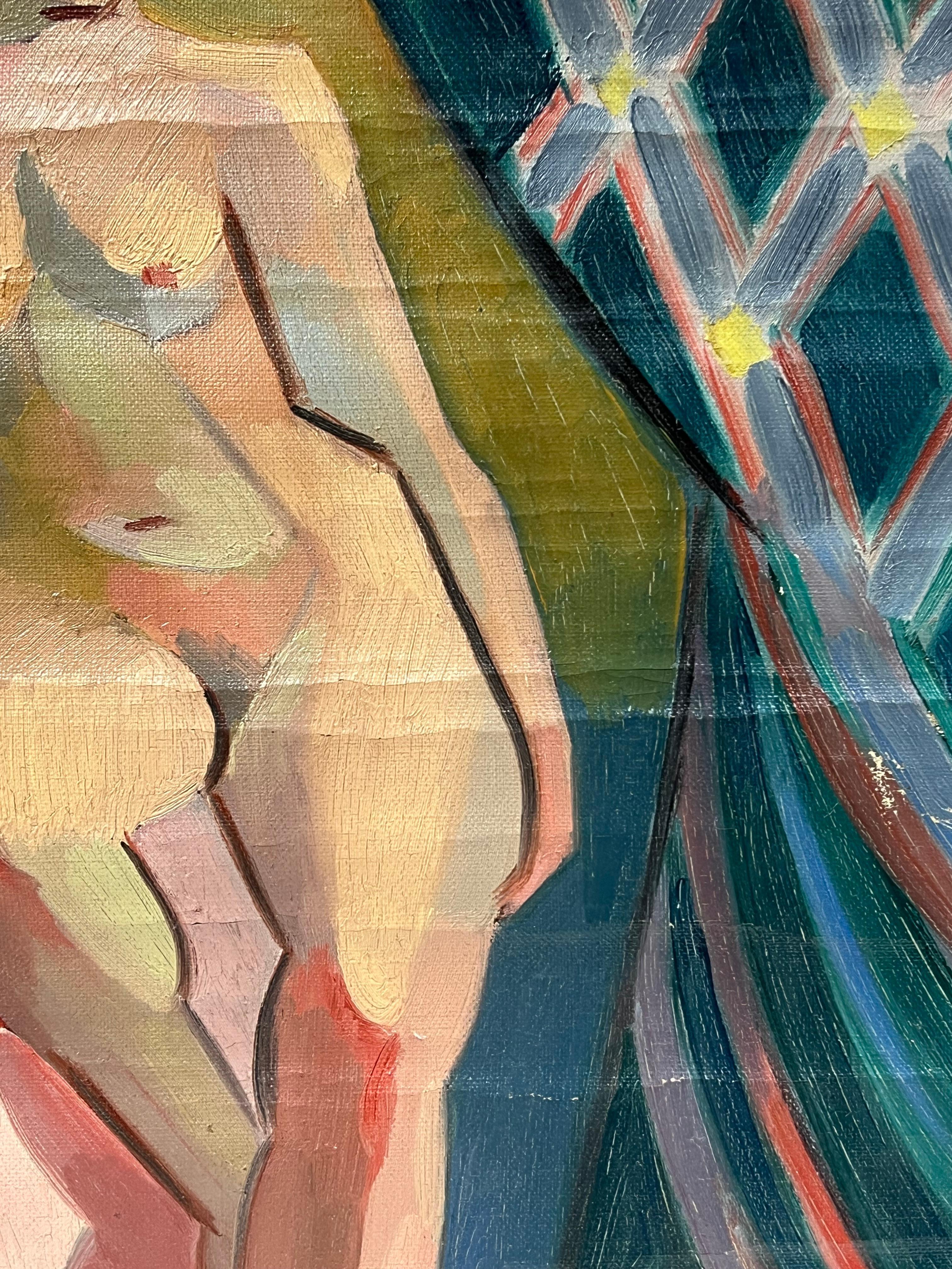 Künstler/Schule: von Henri Van Der Beck (Französisch 1886-1956), signiert 

Medium: Öl auf Leinwand, ungerahmt

Gemälde: 18 x 15 Zoll

Provenienz: Privatsammlung, Frankreich

Zustand: Das Gemälde ist in insgesamt sehr gutem und gesundem Zustand -