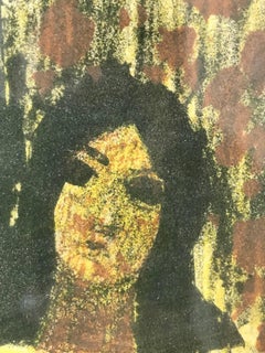 Senza titolo: Donna seduta con gatto nero (Edizione 58/75)