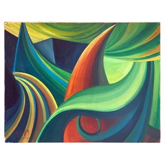 Henri Van Wynsberghe, Gemälde auf Leinwand, um 1979
