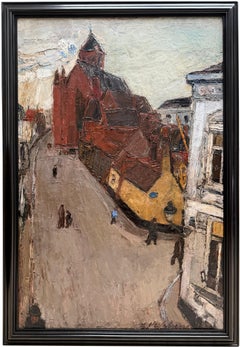 'The St. James’ Church in Bruges, 1941' by Henri Victor Wolvens (1896 – 1977)