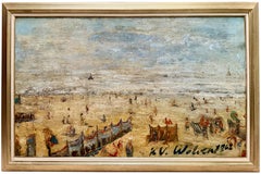 'Beach and Sea on the North Sea, 1962' by Henri Victor Wolvens ( 1896 – 1977 )
