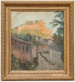 Henri Vincent-Anglade (1876-1956) - 1897 Oil, View of the Castle