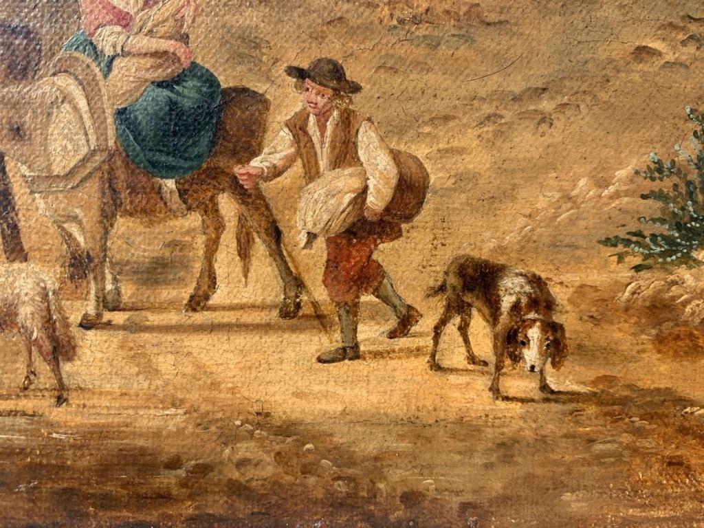 Henricus Antonissen - 18th century Italian landscape painting - Shepards 1
