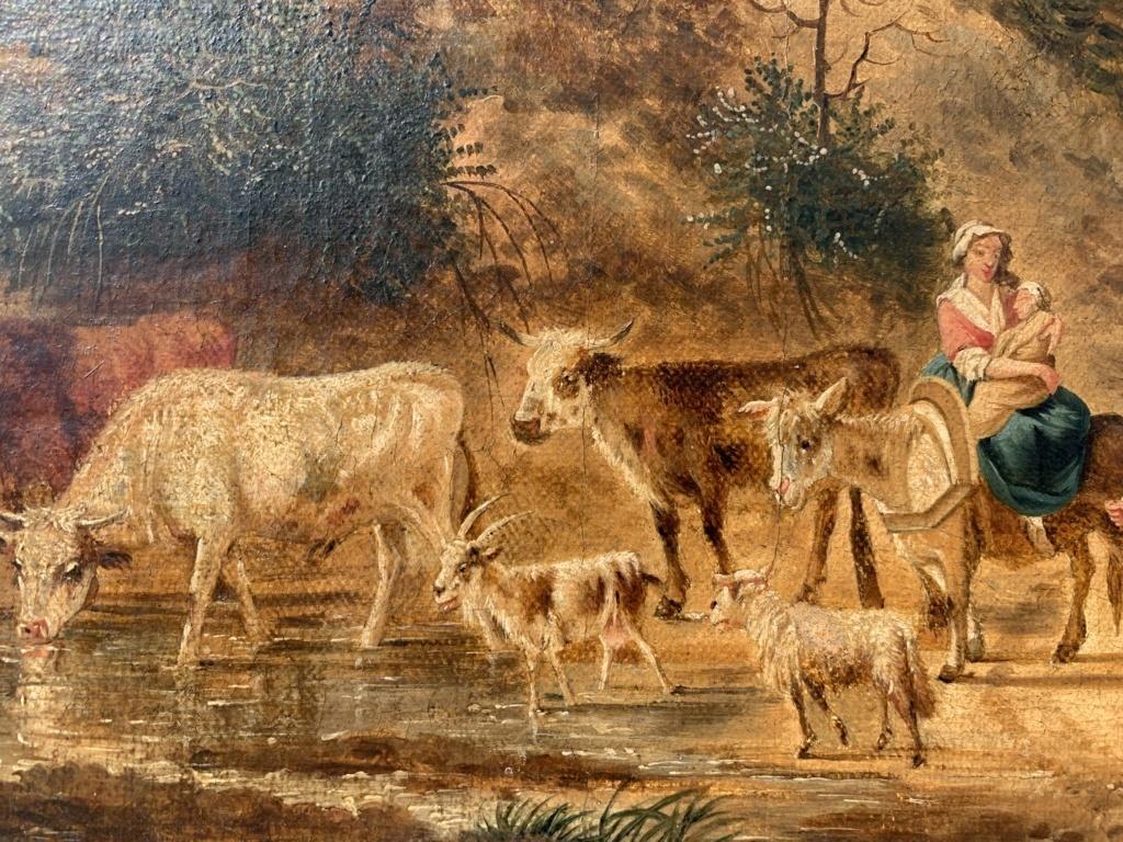 Henricus Antonissen - 18th century Italian landscape painting - Shepards 2