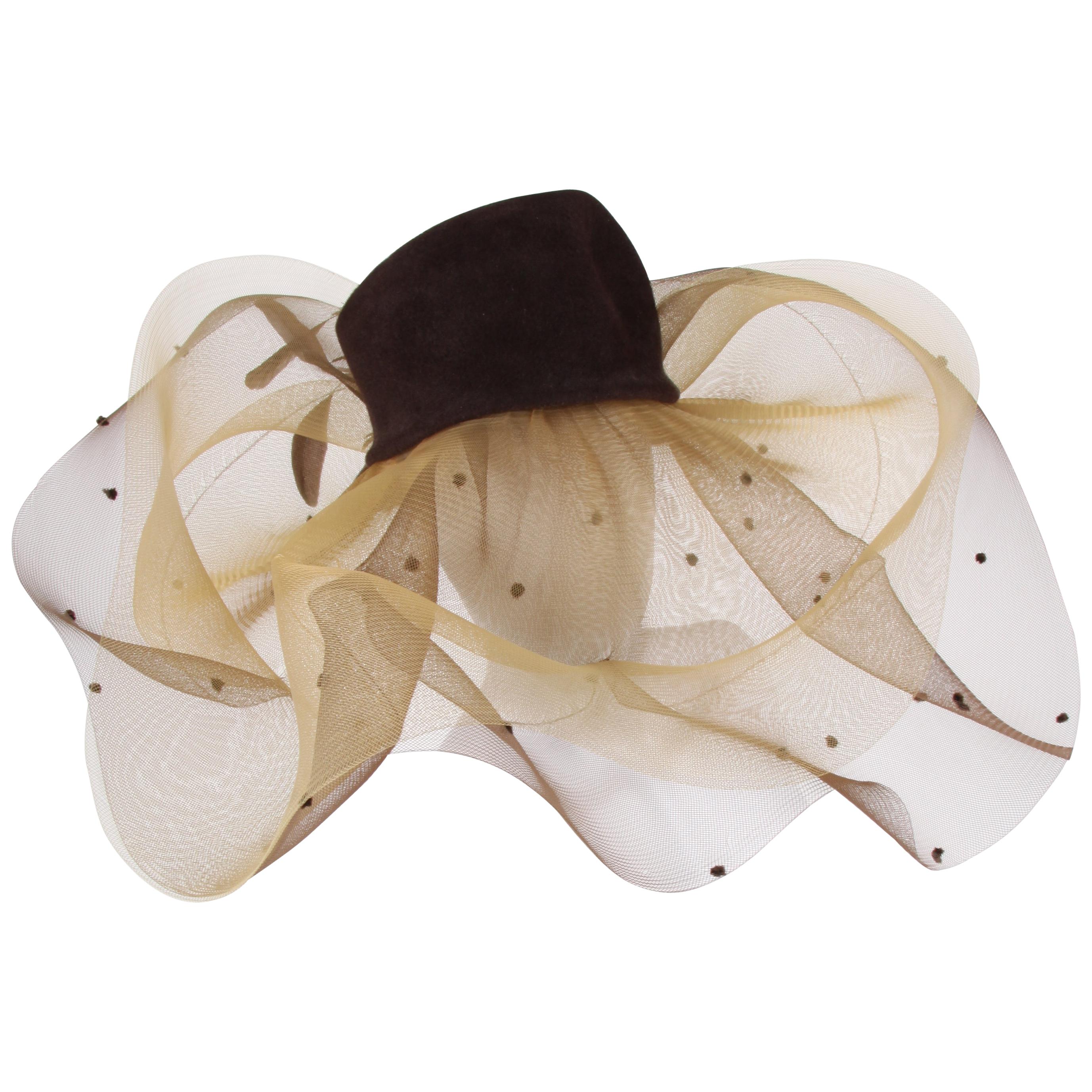 Henriette Dijkinga Den Haag Couture Derby Hat For Sale