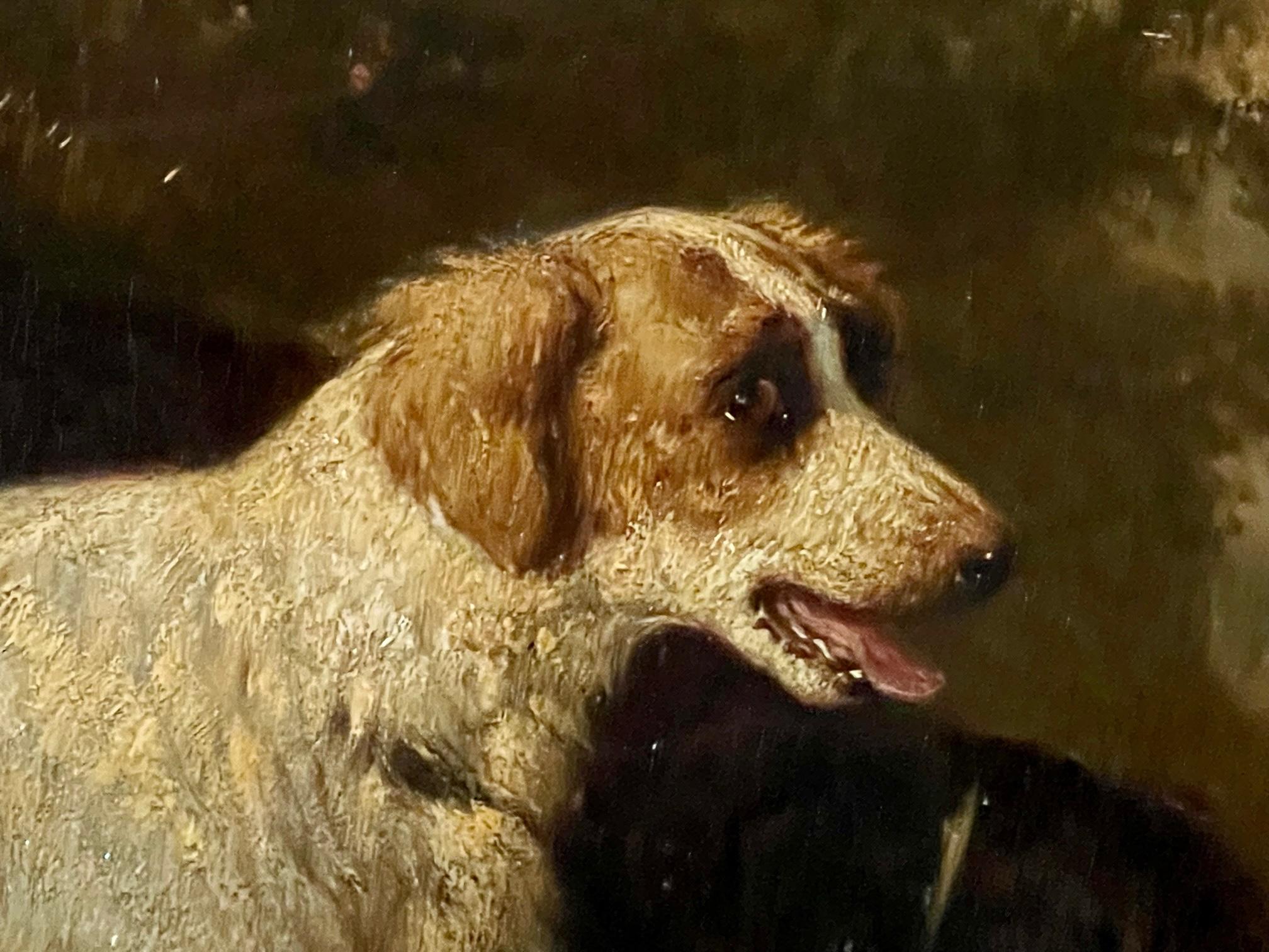 After the Hunt - Naturalistic Painting by Ronner-Knip, Henriëtte