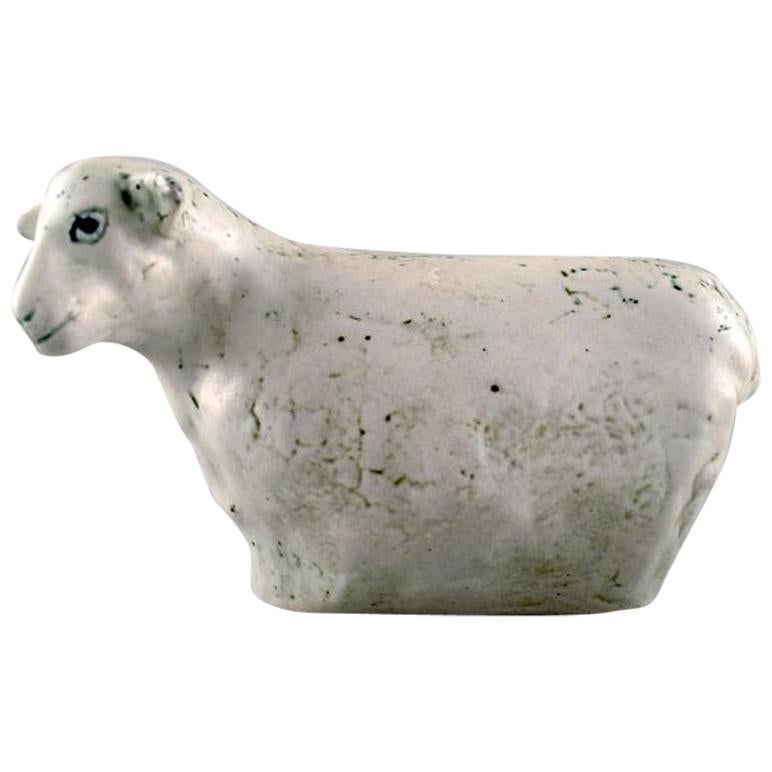 Henrik Allert for Pentik, Finland Unique Sheep in Ceramics, Late 1900s Stylish
