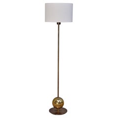 Henrik Blomqvist Brass Floor Lamp, Stilarmatur Tranås, Sweden, 1960s