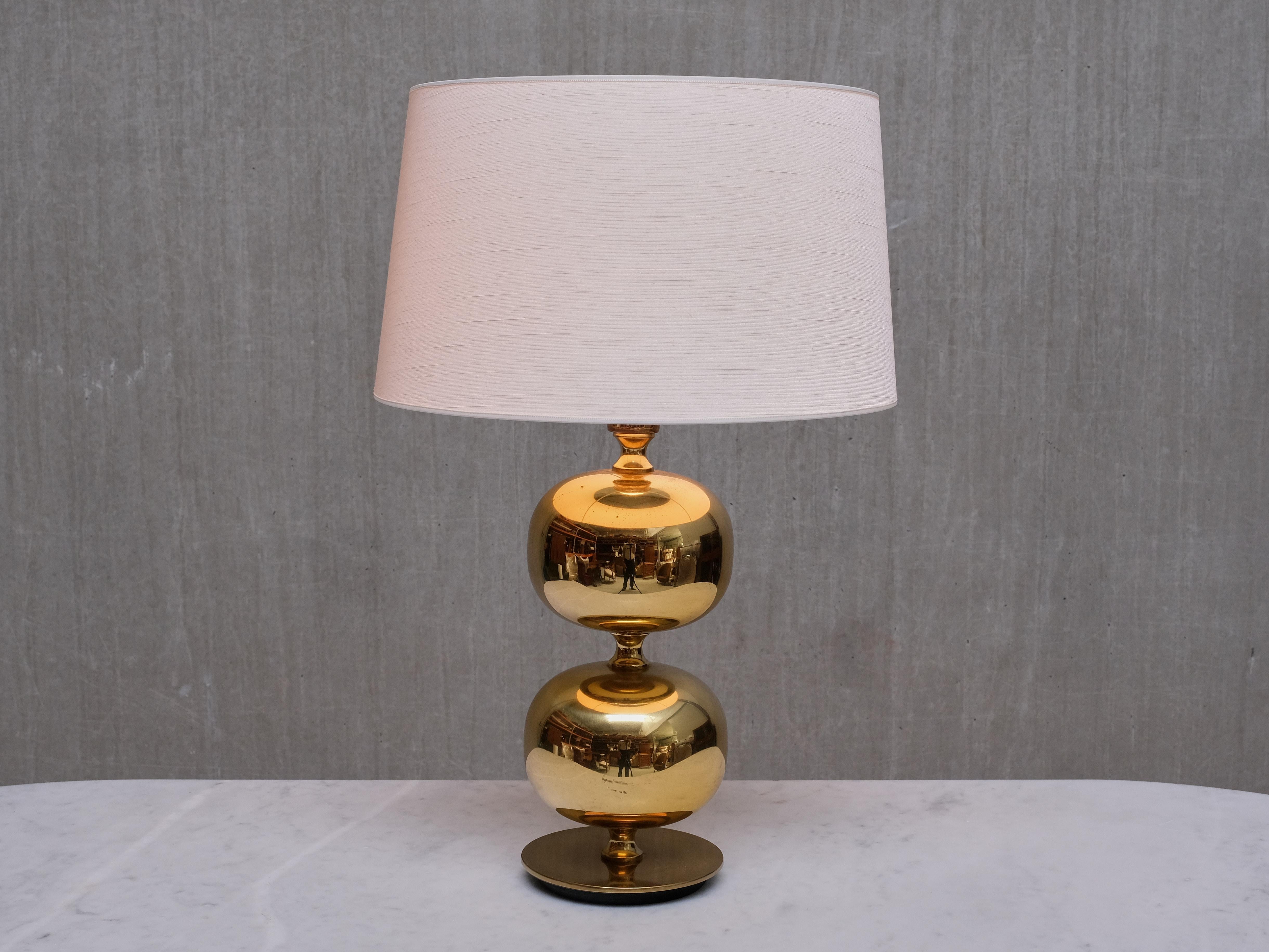 Lampe de table en laiton Henrik Blomqvist, Stilarmatur Tranås, Suède, années 1960 Bon état - En vente à The Hague, NL