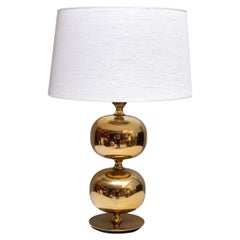 Henrik Blomqvist Brass Table Lamp, Stilarmatur Tranås, Sweden, 1960s