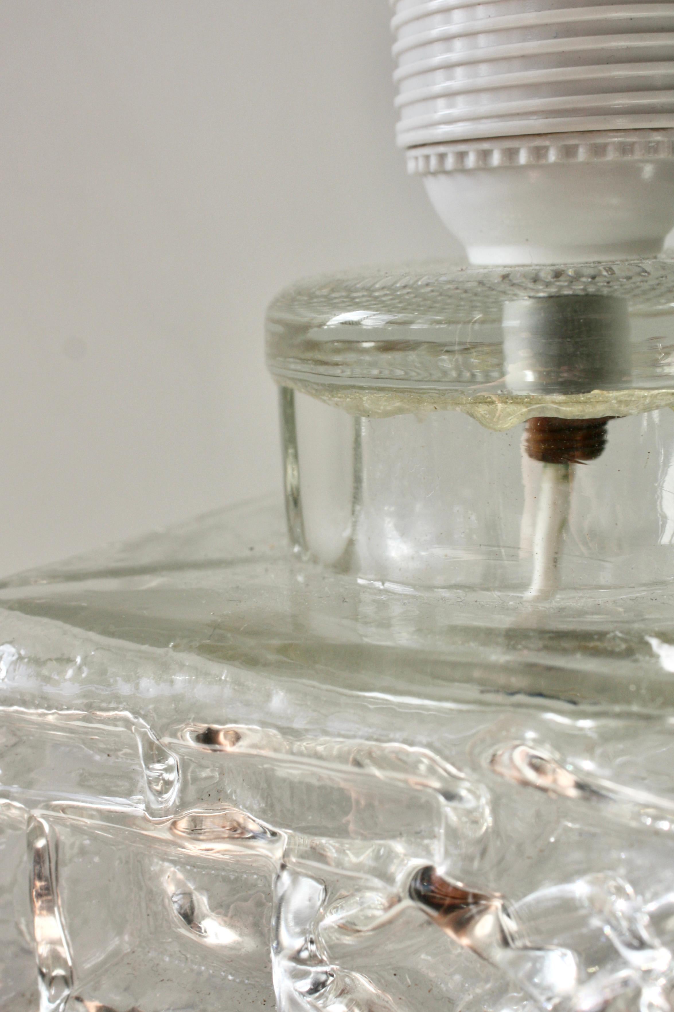 Henrik Blomqvist para AB Stilarmatur Tranås - Lámpara de sobremesa vintage de cristal de los años 60/70 en venta 5