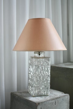 Henrik Blomqvist for AB Stilarmatur, Tranås – Vintage 1960s/70s Glass Table Lamp
