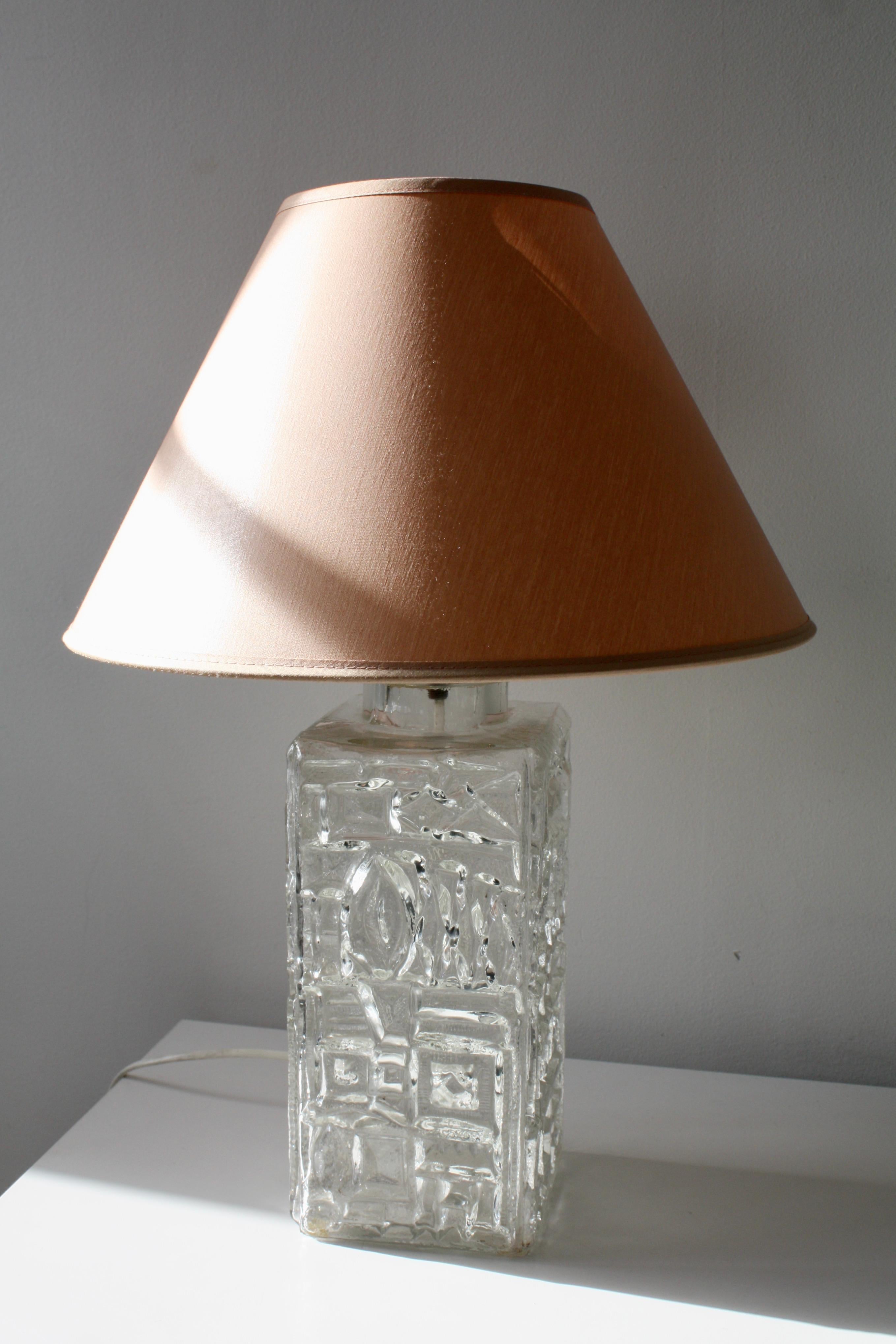 Henrik Blomqvist para AB Stilarmatur Tranås - Lámpara de sobremesa vintage de cristal de los años 60/70 Vidrio en venta