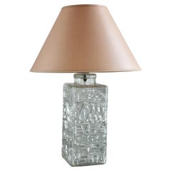 Henrik Blomqvist for AB Stilarmatur, Tranås – Vintage 1960s/70s Glass Table Lamp