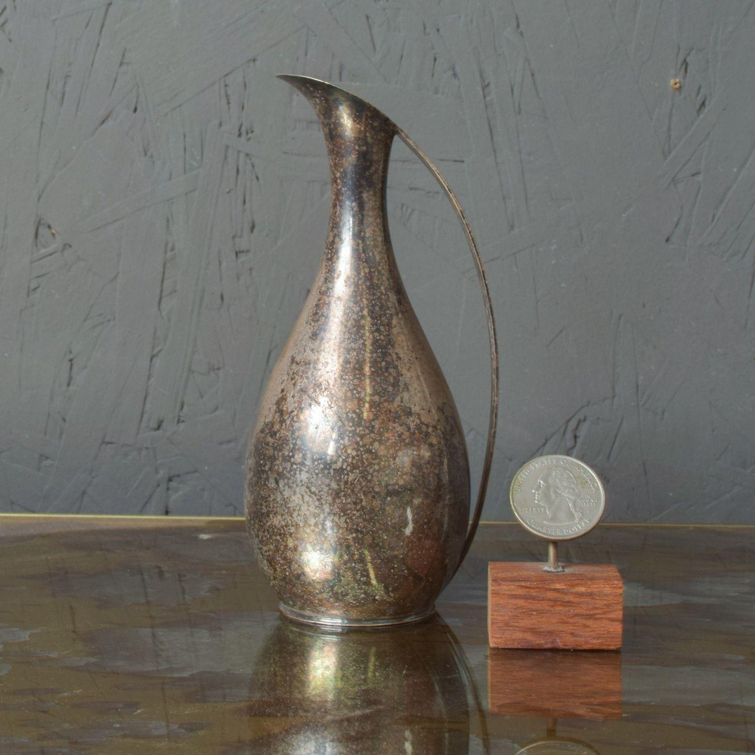 1970s Henrik Fogh Danmark Silver Mini Pitcher Denmark 3