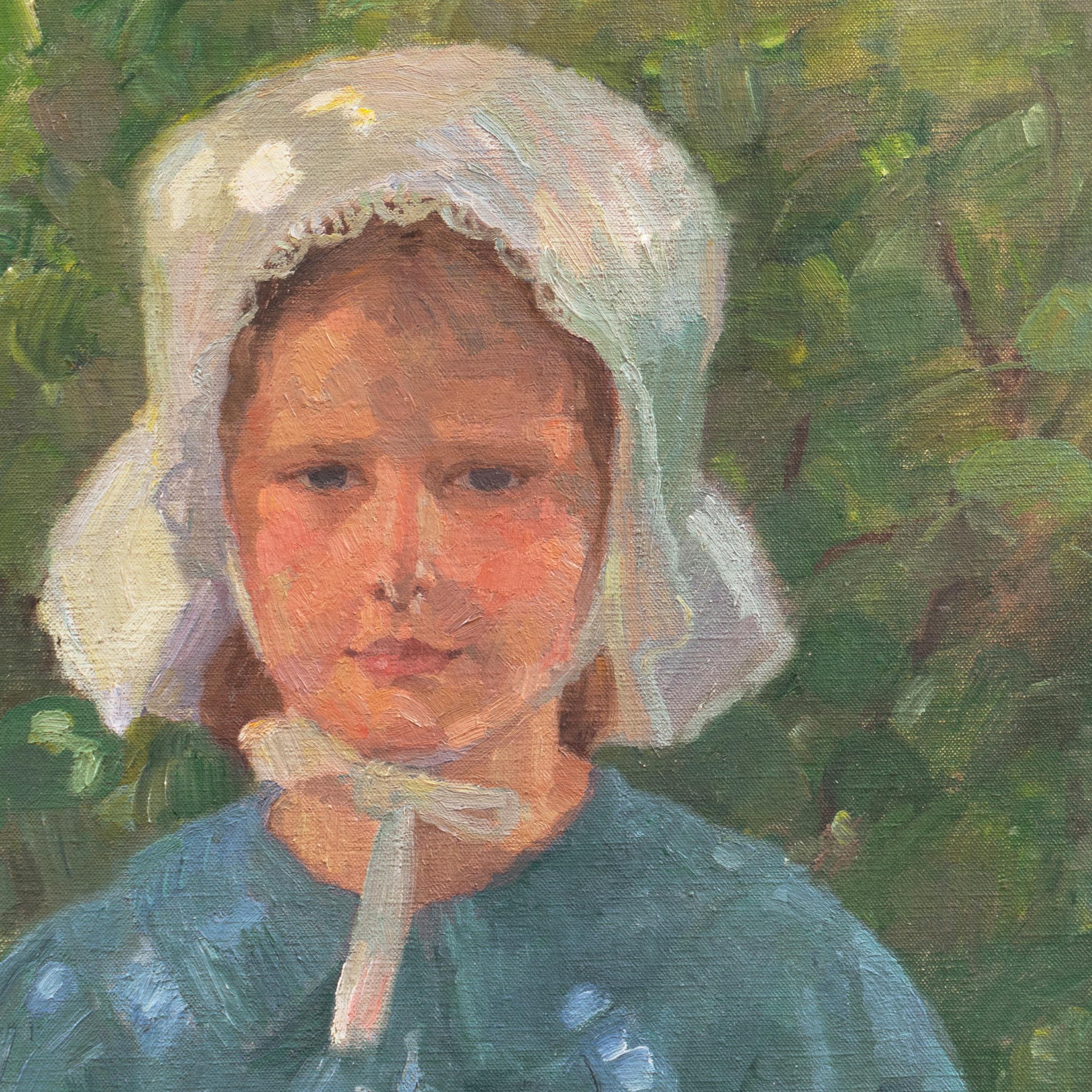 „Der weiße Bonnet“,  Paris, Königliche Akademie der Schönen Künste, Kopenhagener Kunstmuseum im Angebot 2