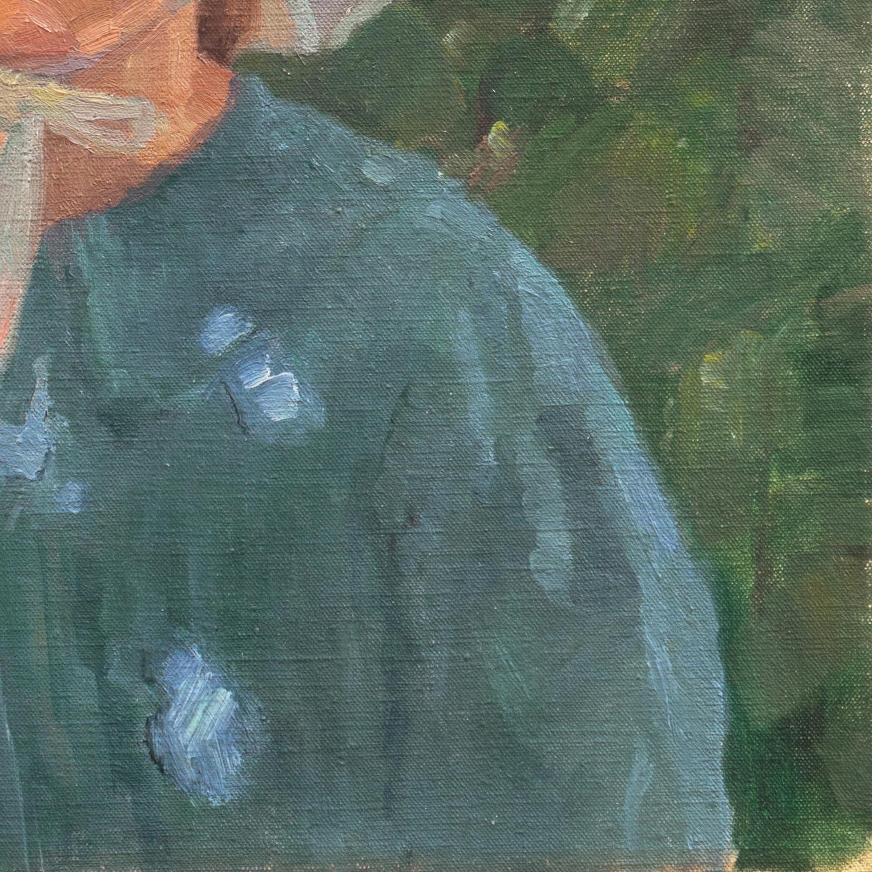 'The White Bonnet',  Paris, Royal Academy of Fine Arts, Copenhagen Art Museum For Sale 2