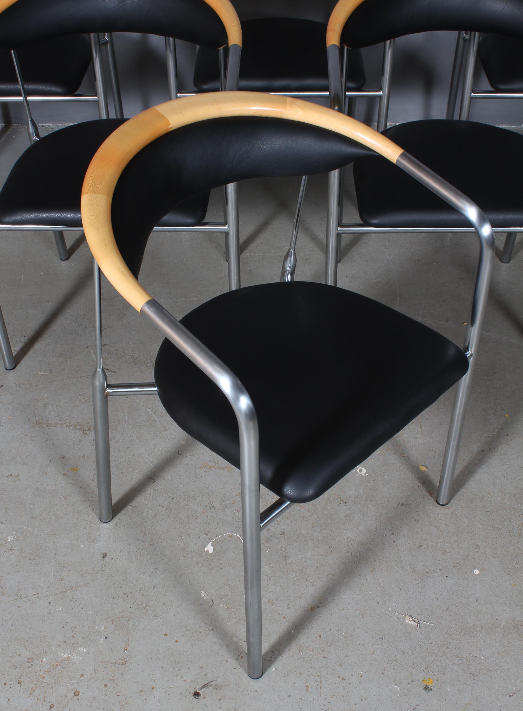 Danish Henrik Tengler Armchairs, Model Chairman For Sale