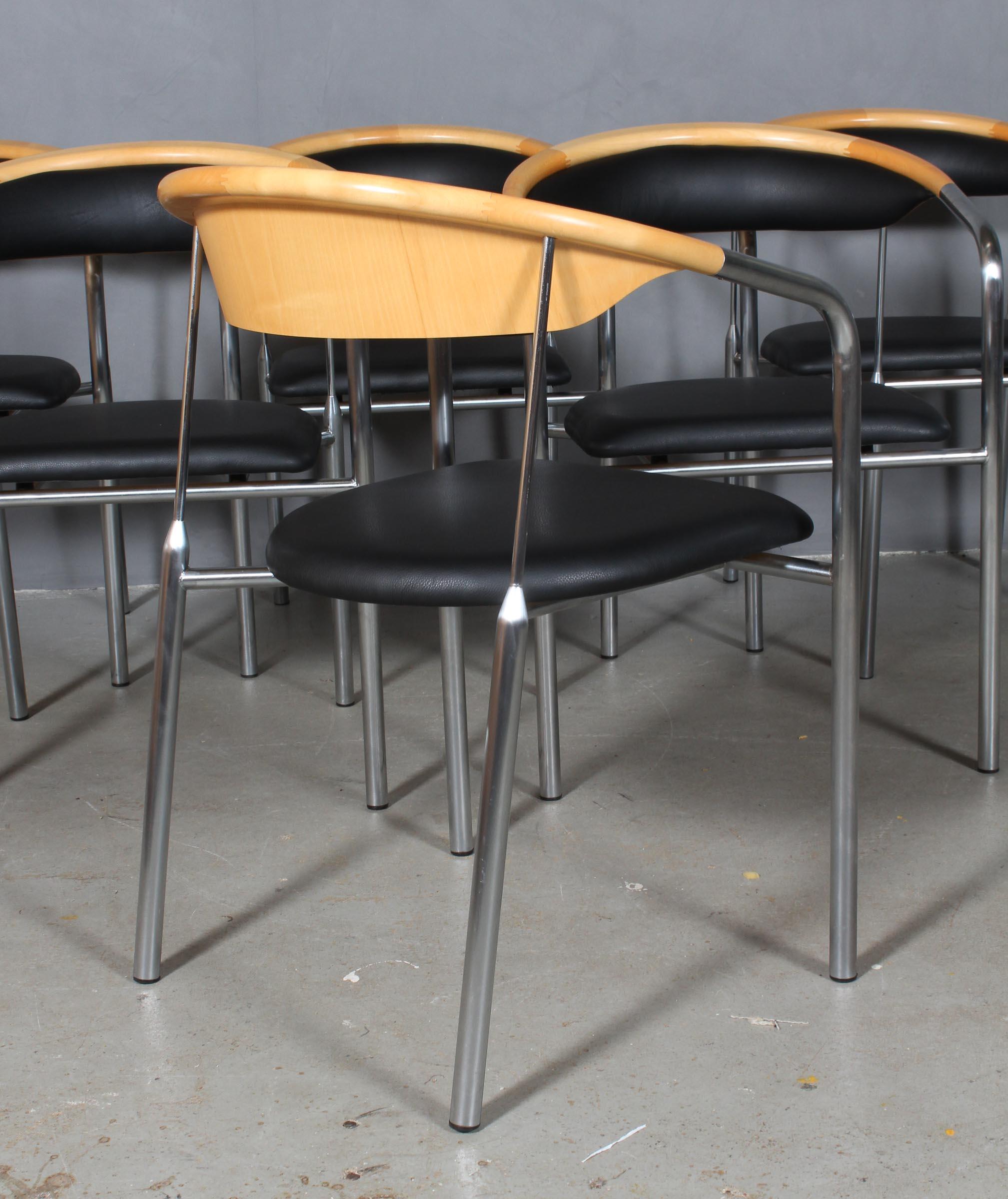 Acier inoxydable Fauteuils Henrik Tengler, modèle de chaise en vente