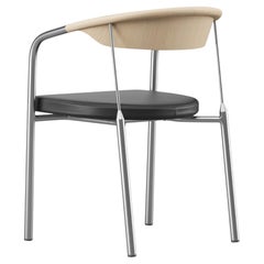 Henrik Tengler Chairman Wood Types: Oak, Upholstery: Black For One Collection