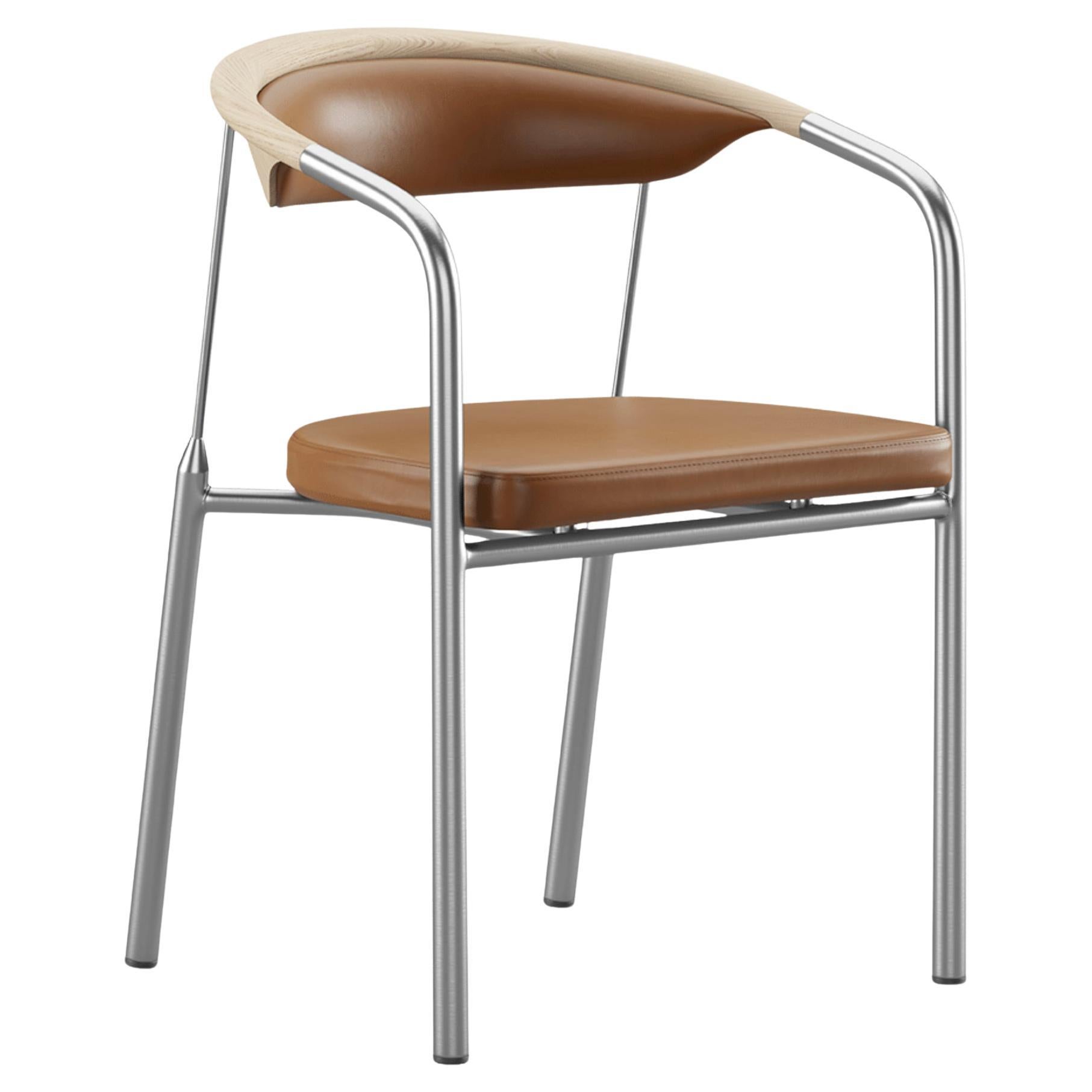 Henrik Tengler Chairman Wood Types: Oak, Upholstery: Cognac For One Collection