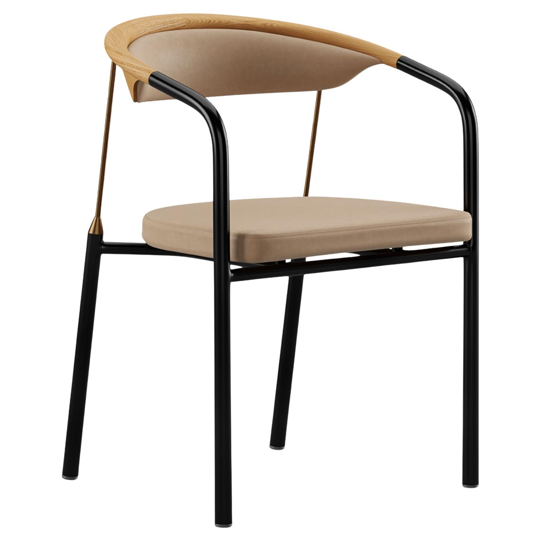 Mid-Century Modern Henrik Tengler Chairman Wood Types: Oak Upholstery: Lime For One Collection For Sale