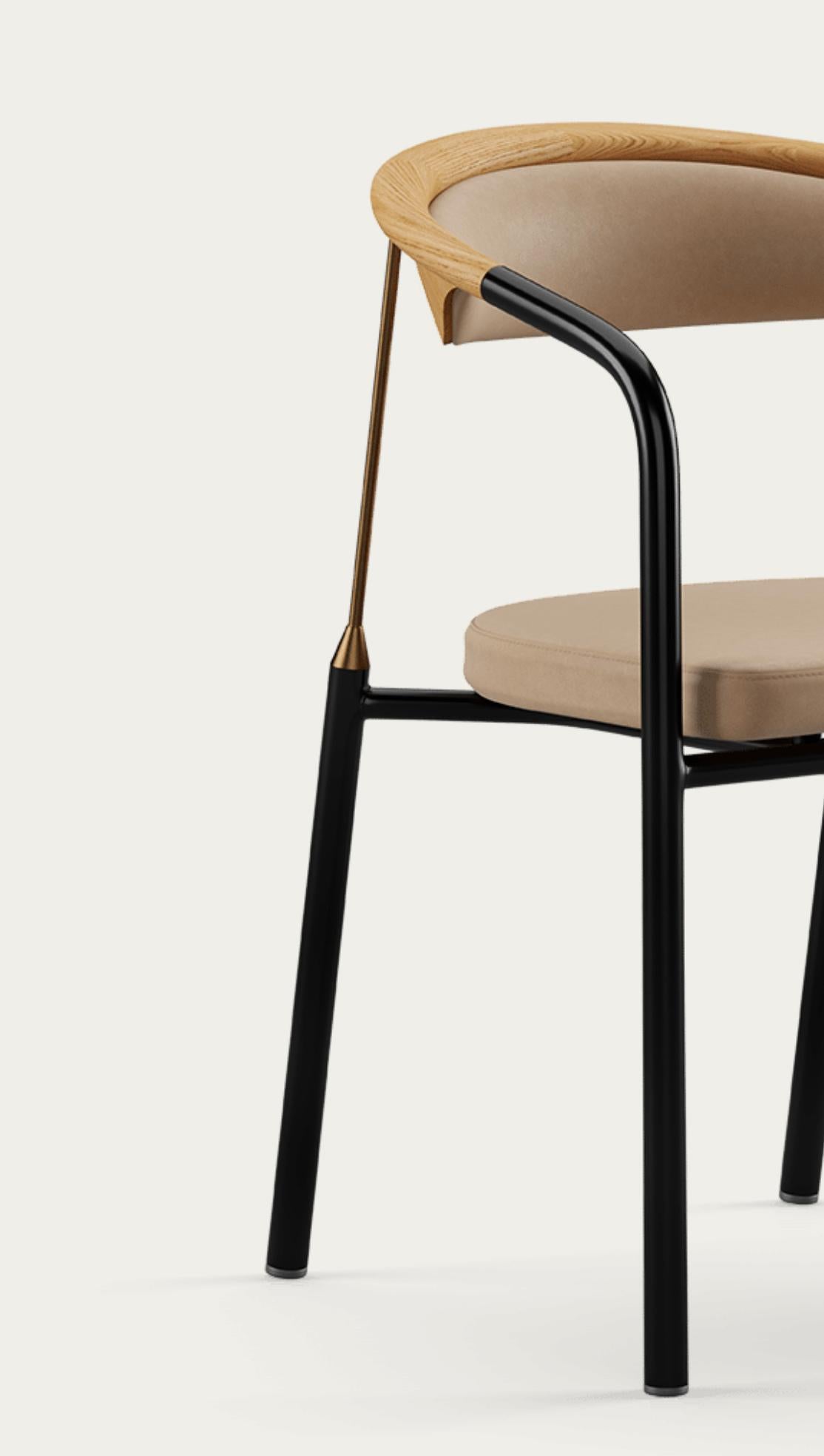 Henrik Tengler Chairman Wood Types: Oak Upholstery: Lime For One Collection For Sale 2
