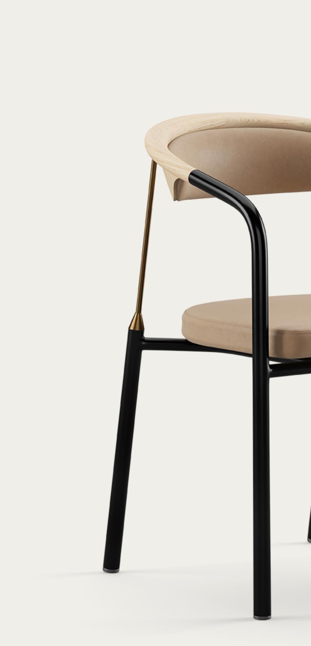 Henrik Tengler Chairman Wood Types: Oak Upholstery: Lime For One Collection For Sale 3