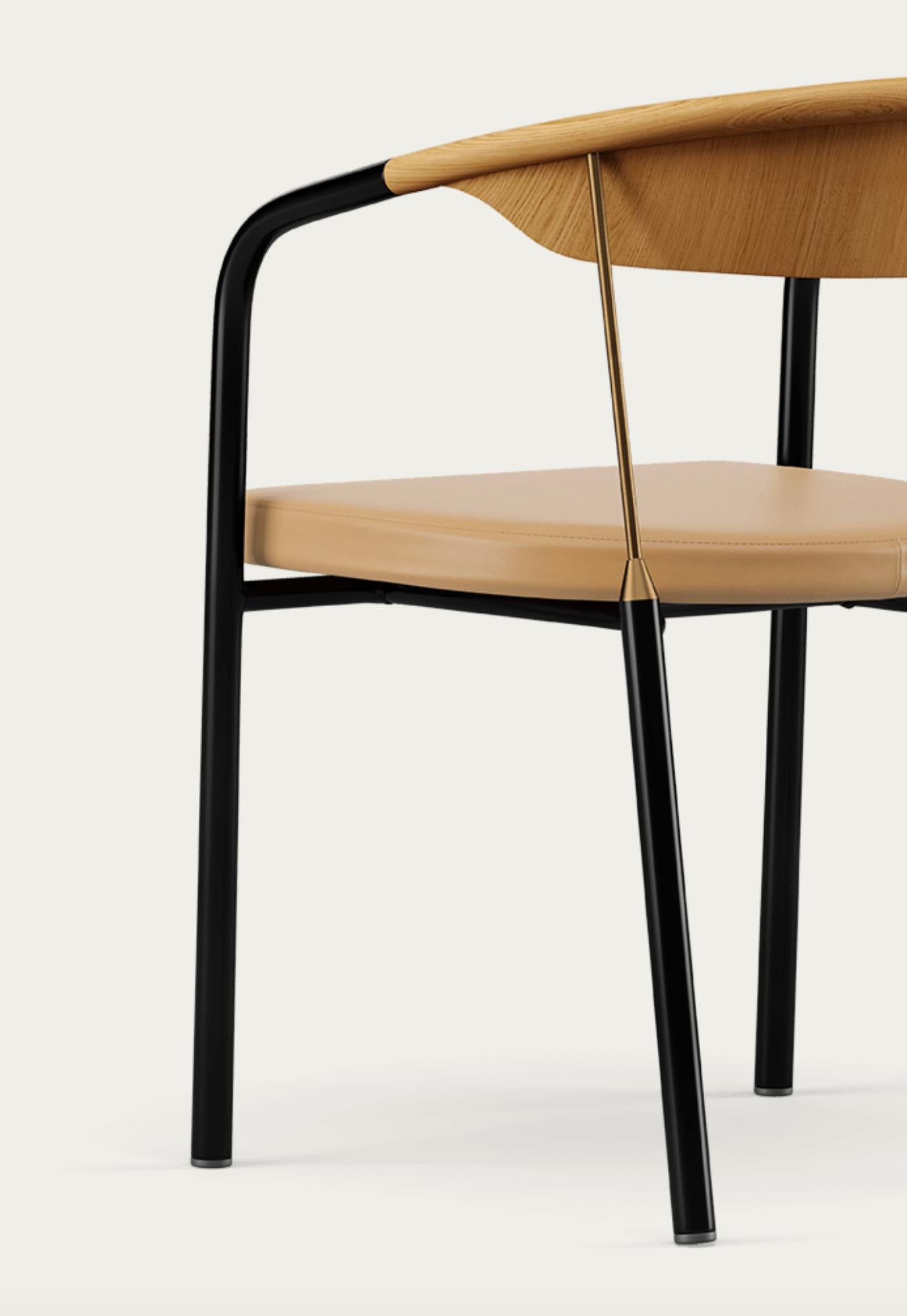 Henrik Tengler Chairman Wood Types: Oak, Upholstery: Sand For One Collection For Sale 4