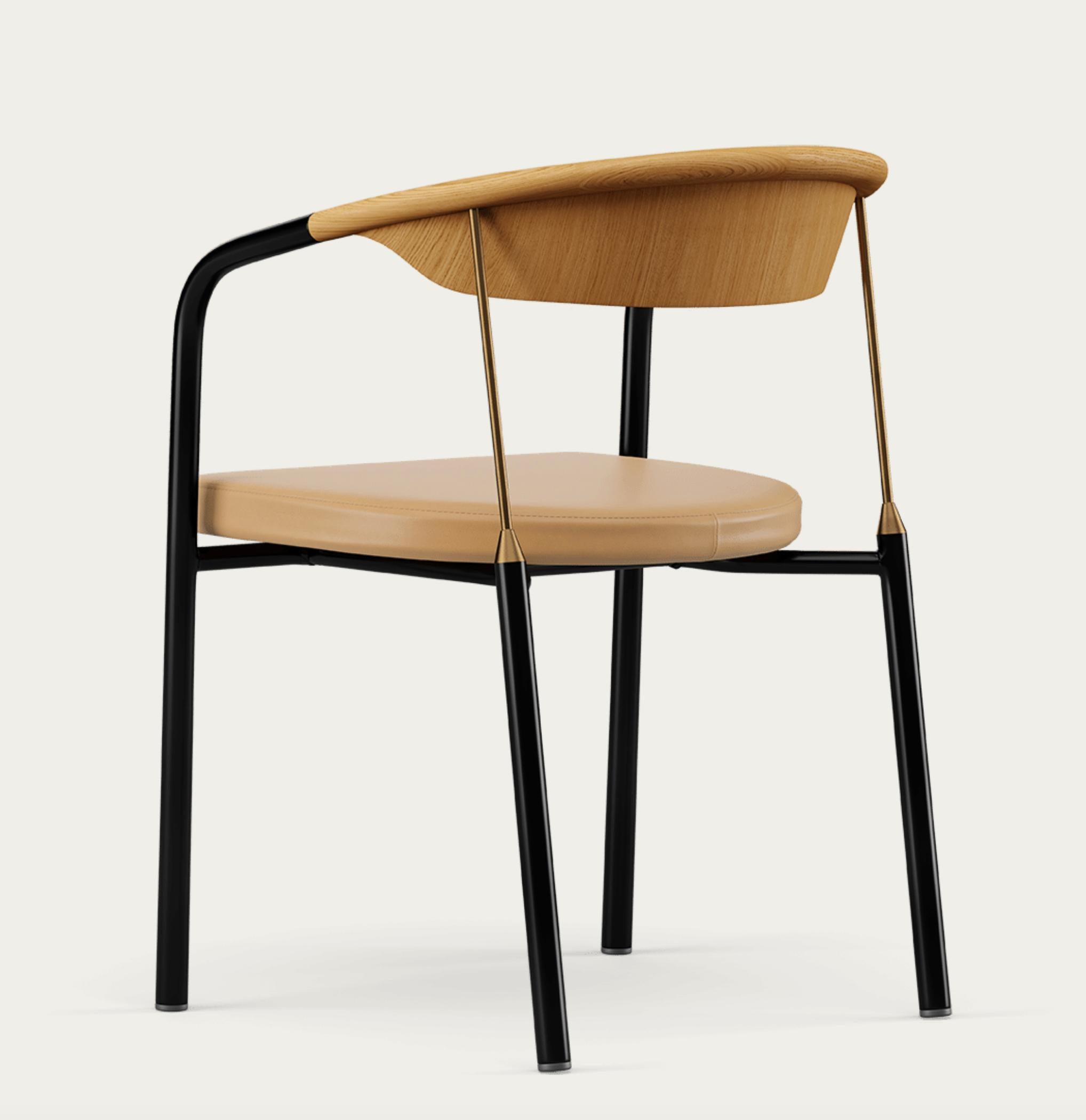 Mid-Century Modern Henrik Tengler Chairman Wood Types: Oak, Upholstery: Sand For One Collection For Sale