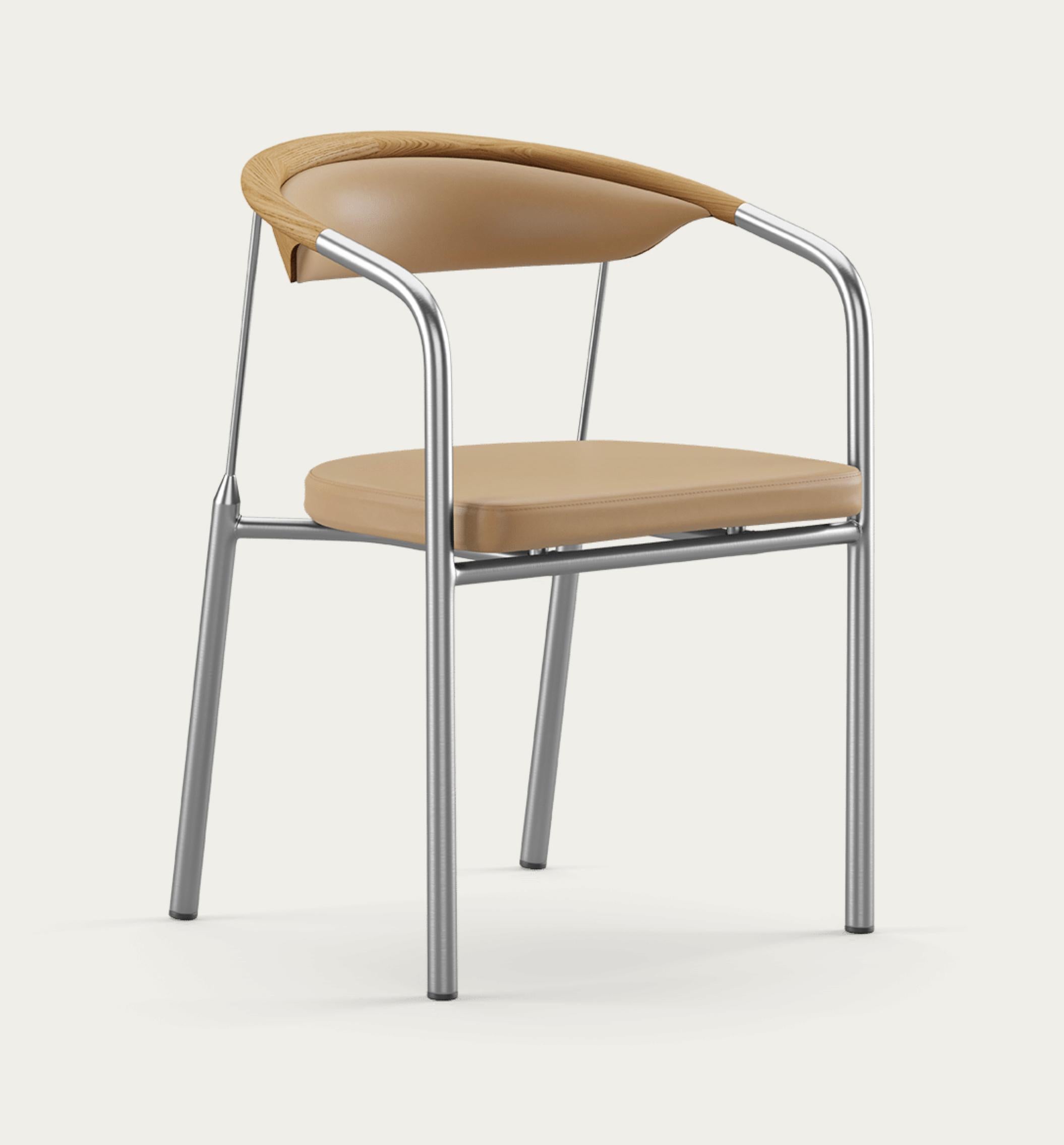 Mid-Century Modern Henrik Tengler Chairman Wood Types: Oak, Upholstery: Sand For One Collection For Sale