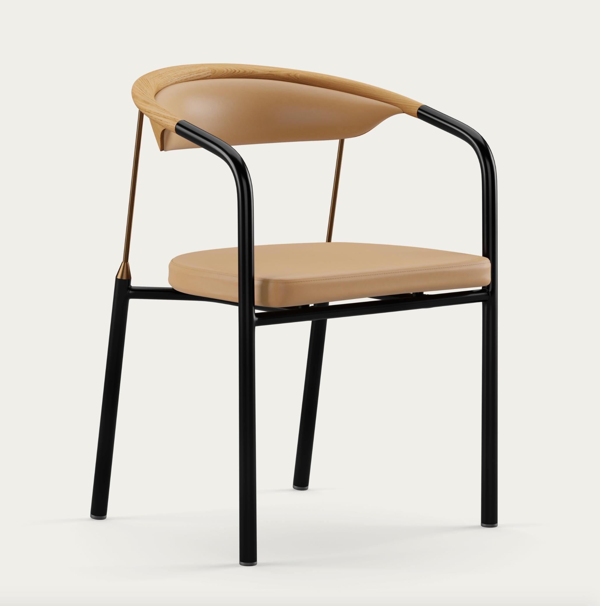 Danish Henrik Tengler Chairman Wood Types: Oak, Upholstery: Sand For One Collection For Sale