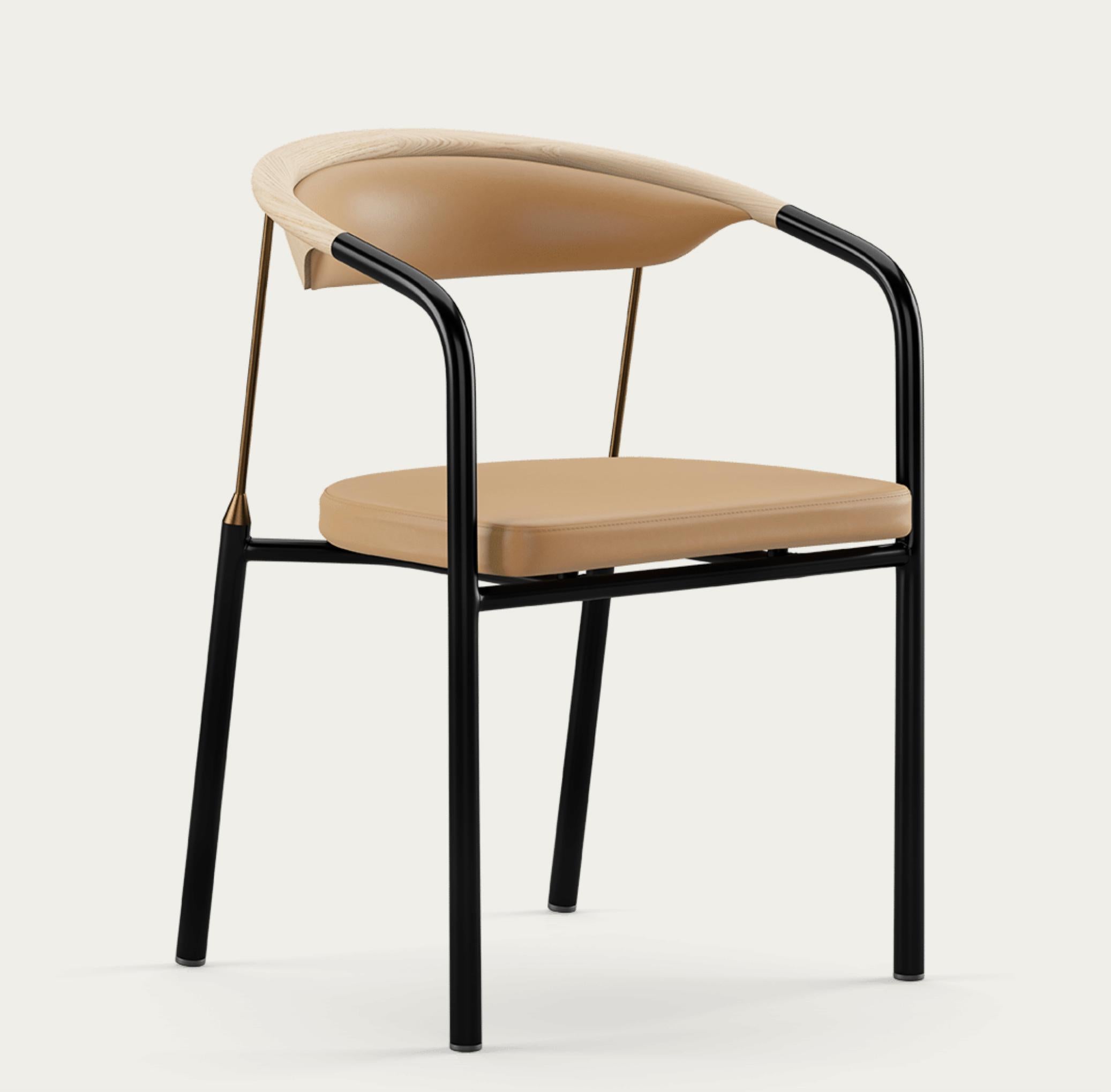 Danois Chaise de maître Henrik Tengler Types de bois : chêne, rembourrage : sable pour une collection unique en vente
