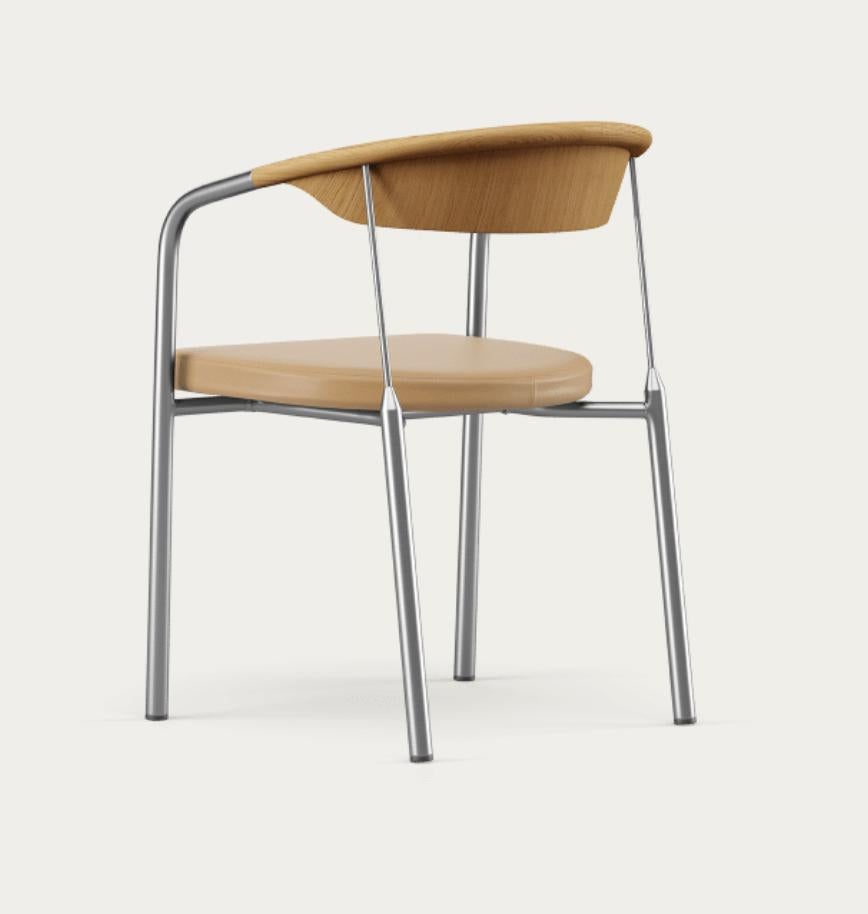 Danish Henrik Tengler Chairman Wood Types: Oak, Upholstery: Sand For One Collection For Sale