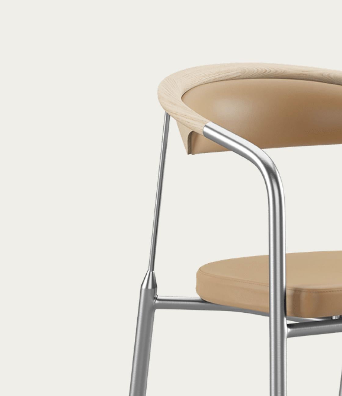 Henrik Tengler Chairman Wood Types: Oak, Upholstery: Sand For One Collection In New Condition For Sale In Barcelona, Barcelona