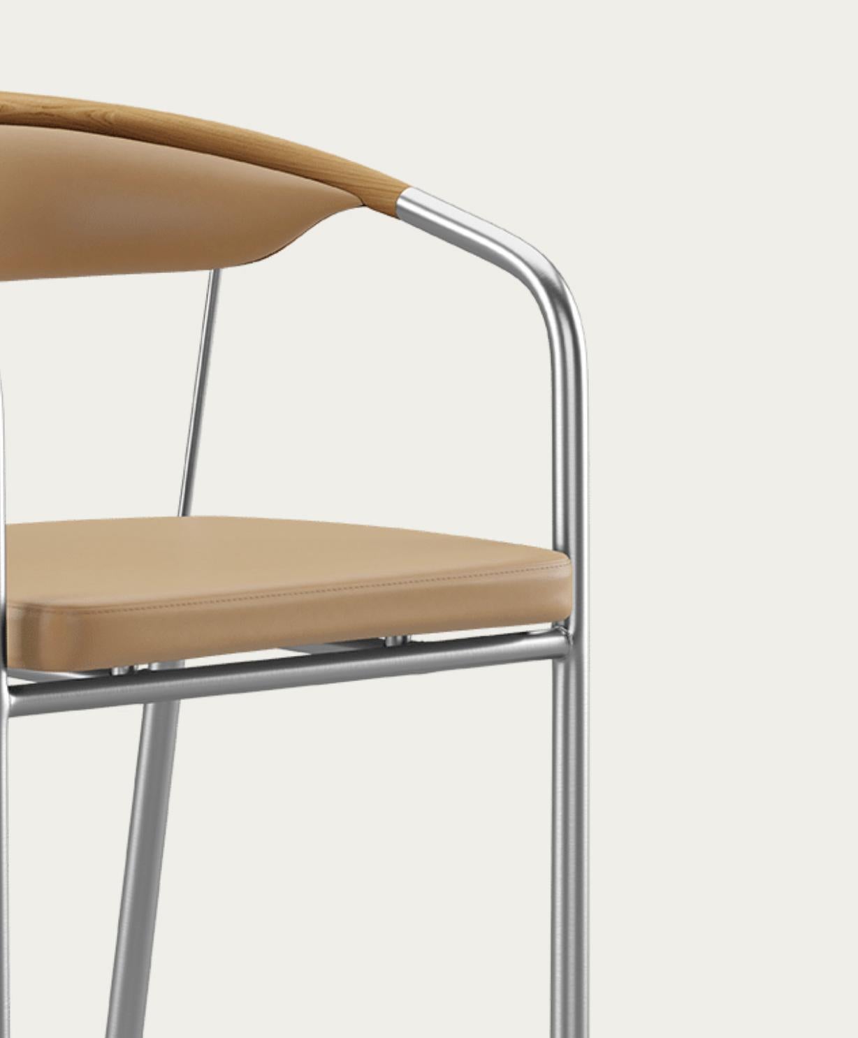 Contemporary Henrik Tengler Chairman Wood Types: Oak, Upholstery: Sand For One Collection For Sale