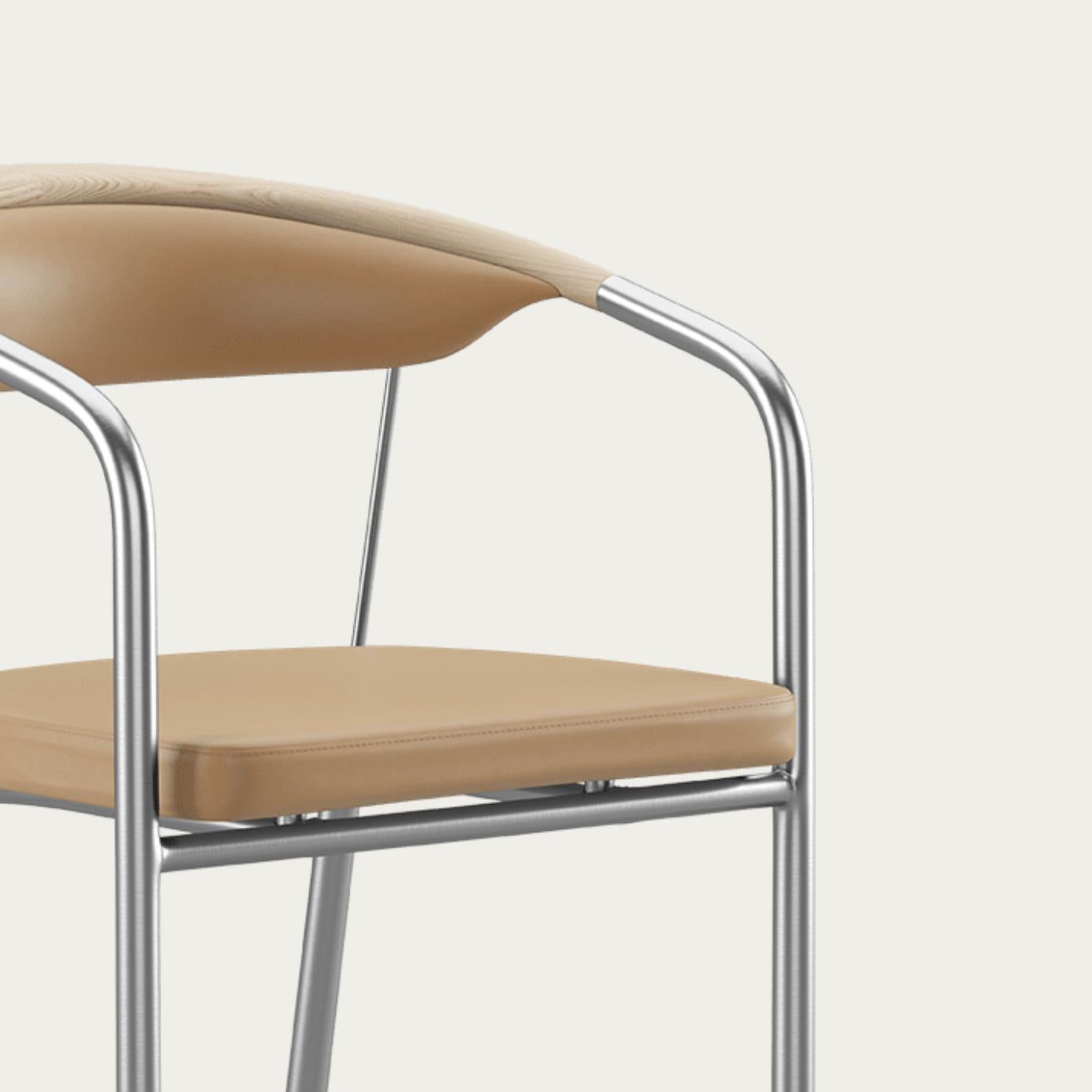 Henrik Tengler Chairman Wood Types: Oak, Upholstery: Sand For One Collection For Sale 1
