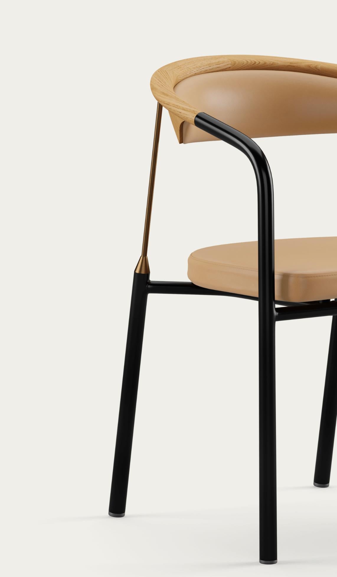Henrik Tengler Chairman Wood Types: Oak, Upholstery: Sand For One Collection For Sale 2