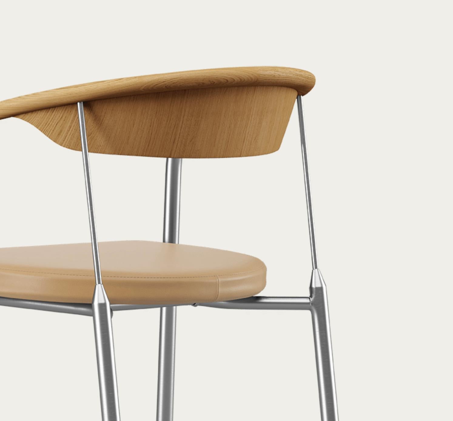 Henrik Tengler Chairman Wood Types: Oak, Upholstery: Sand For One Collection For Sale 2