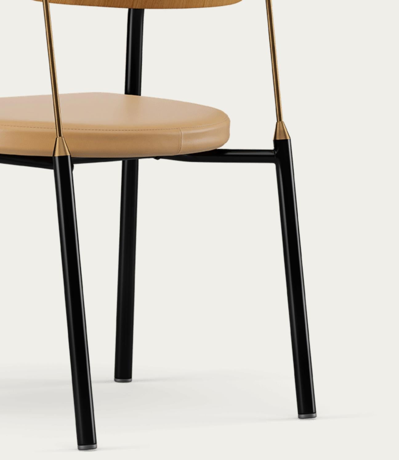 Henrik Tengler Chairman Wood Types: Oak, Upholstery: Sand For One Collection For Sale 3