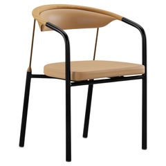 Chaise de maître Henrik Tengler Types de bois : chêne, rembourrage : sable pour une collection unique