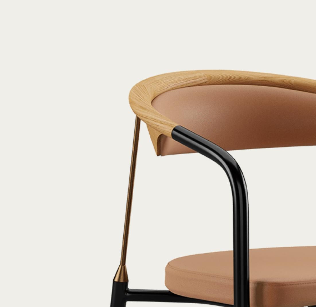 Henrik Tengler Chairman Wood Types: Oak Upholstery: Silt  For One Collection For Sale 4