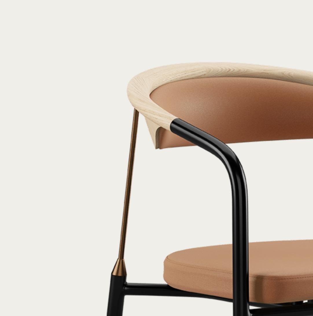 Henrik Tengler Chairman Wood Types: Oak Upholstery: Silt For One Collection For Sale 4