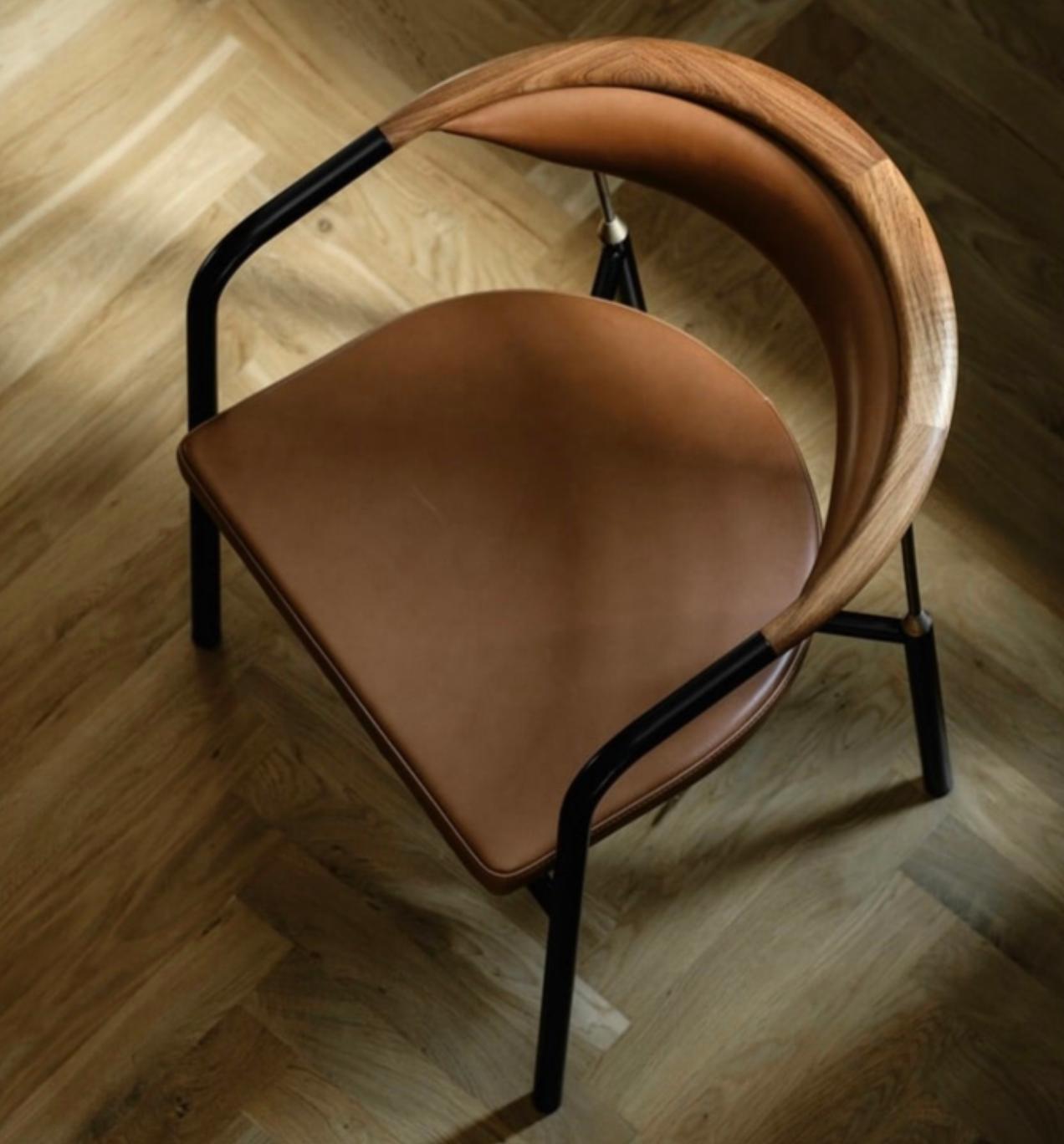 Henrik Tengler Chairman Wood Types: Oak Upholstery: Silt For One Collection For Sale 7