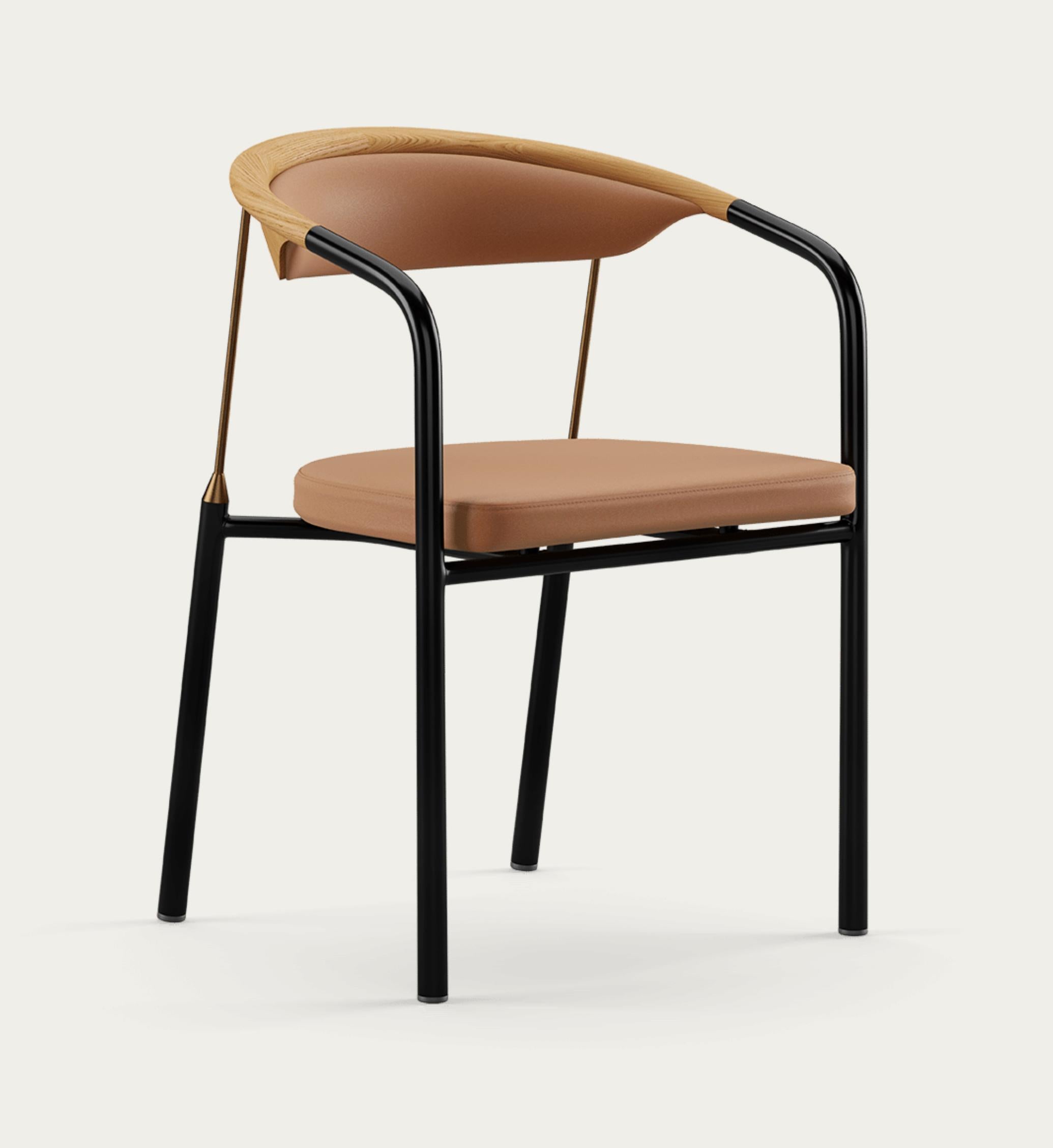 Mid-Century Modern Henrik Tengler Chairman Wood Types: Oak Upholstery: Silt  For One Collection For Sale