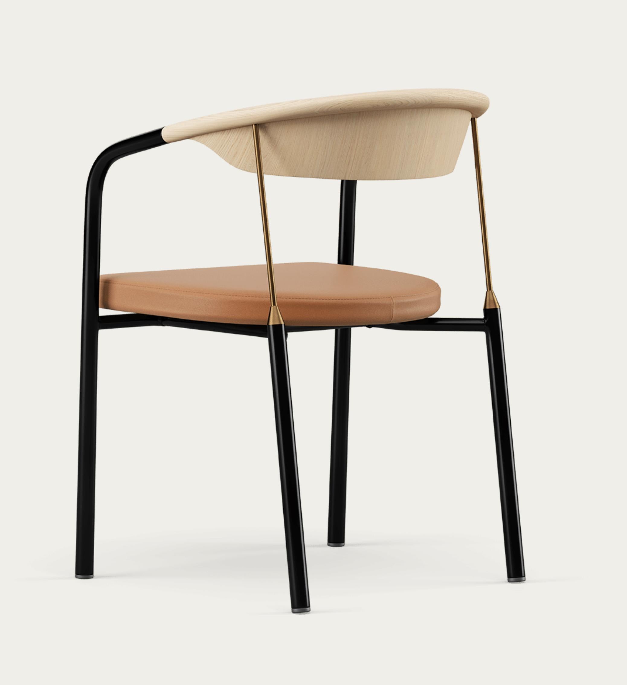 Mid-Century Modern Henrik Tengler Chairman Wood Types: Oak Upholstery: Silt For One Collection For Sale
