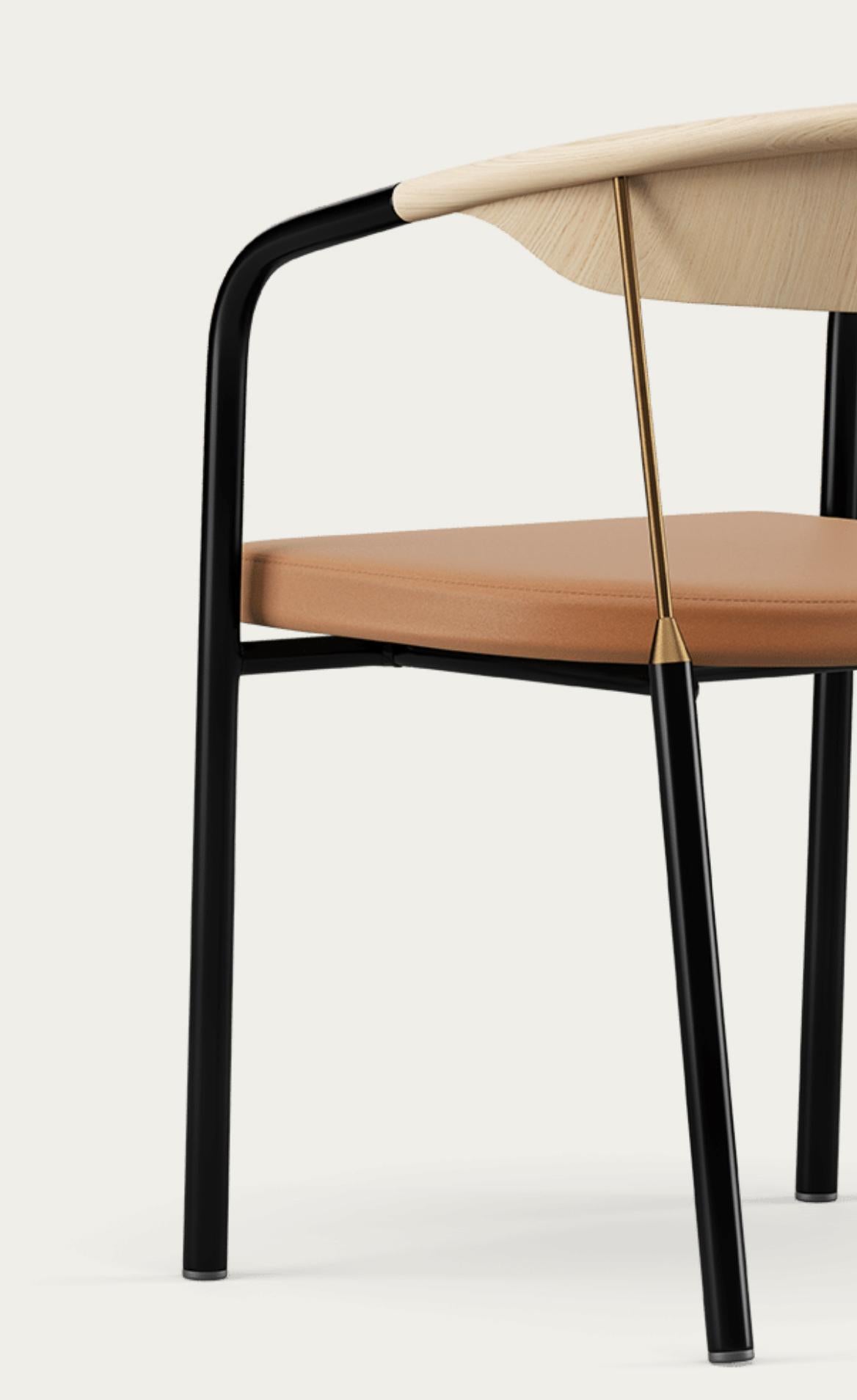 Danish Henrik Tengler Chairman Wood Types: Oak Upholstery: Silt For One Collection For Sale