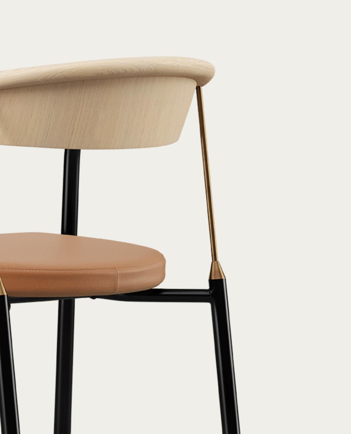 Contemporary Henrik Tengler Chairman Wood Types: Oak Upholstery: Silt For One Collection For Sale