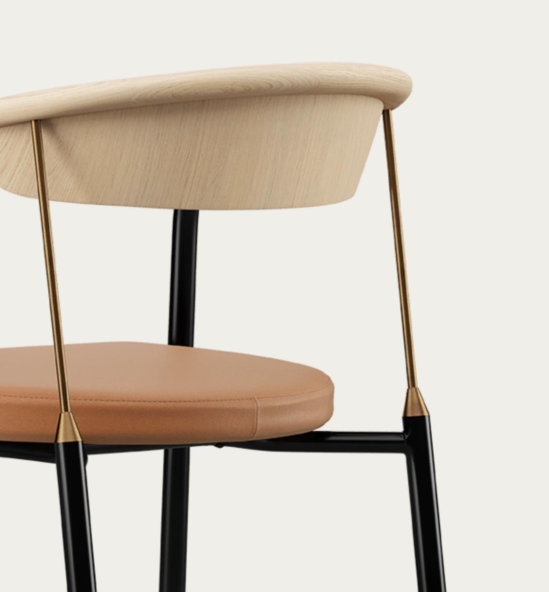 Contemporary Henrik Tengler Chairman Wood Types: Oak Upholstery: Silt For One Collection For Sale