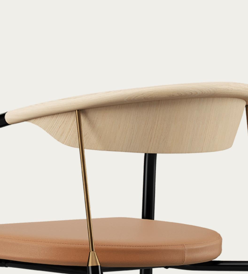 Henrik Tengler Chairman Wood Types: Oak Upholstery: Silt For One Collection For Sale 1